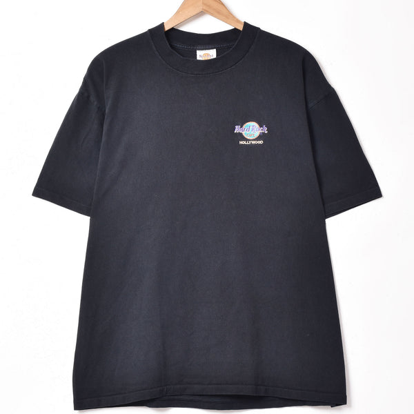 アメリカ製 Hard Rock CAFE ワンポイント刺繍 Tシャツ – 古着屋
