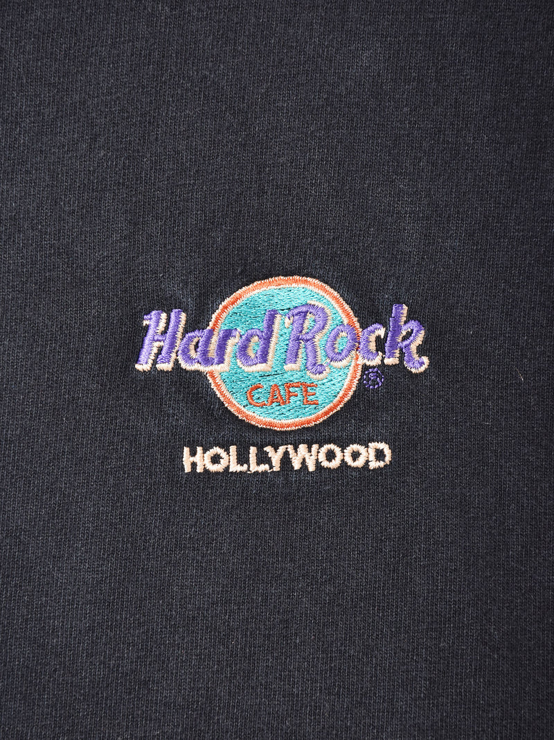 アメリカ製 Hard Rock CAFE ワンポイント刺繍 Tシャツ