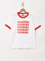 cookies プリントリンガーTシャツ