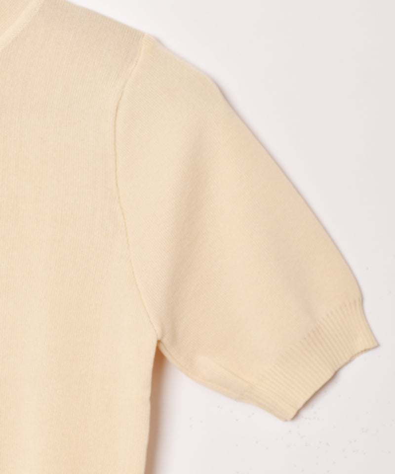 【4色展開】Meridian チャイナデザイン 半袖セーター