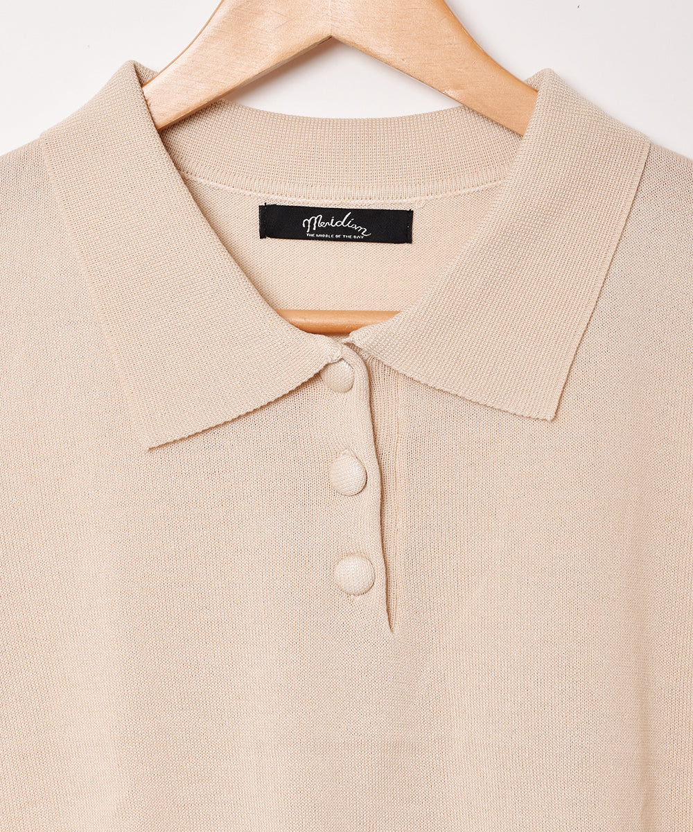 3色展開】Meridian 半袖 ニットポロシャツ – 古着屋Top of the