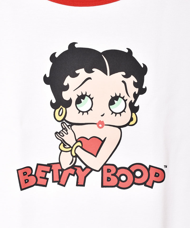 2色展開】Meridian 「Betty Boop」クロップド リンガーTシャツ – 古着 ...
