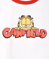【2色展開】Meridian 「GARFIELD」クロップド リンガーTシャツ