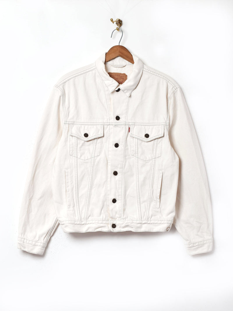 ホワイトデニム元年 Levi´s white denim jacket-