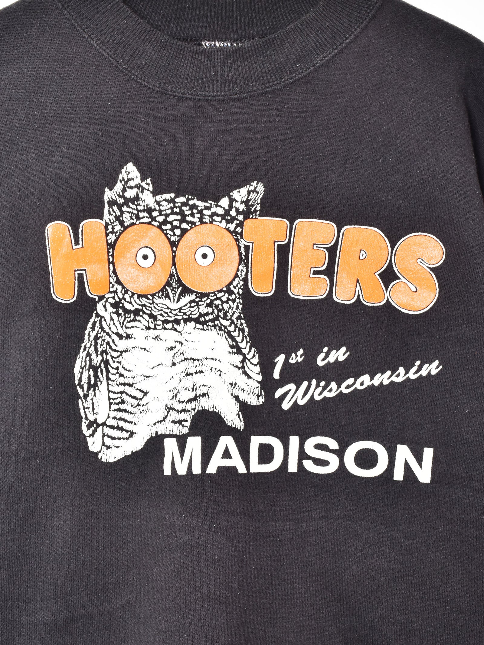 アメリカ製 HOOTERS ロゴプリント スウェットシャツ – 古着屋Top