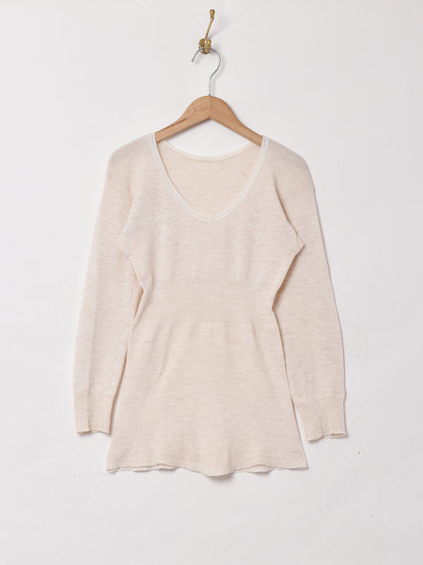 長袖 インナートップス