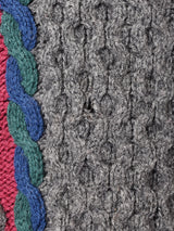 アラン編み カラーデザイン セーター