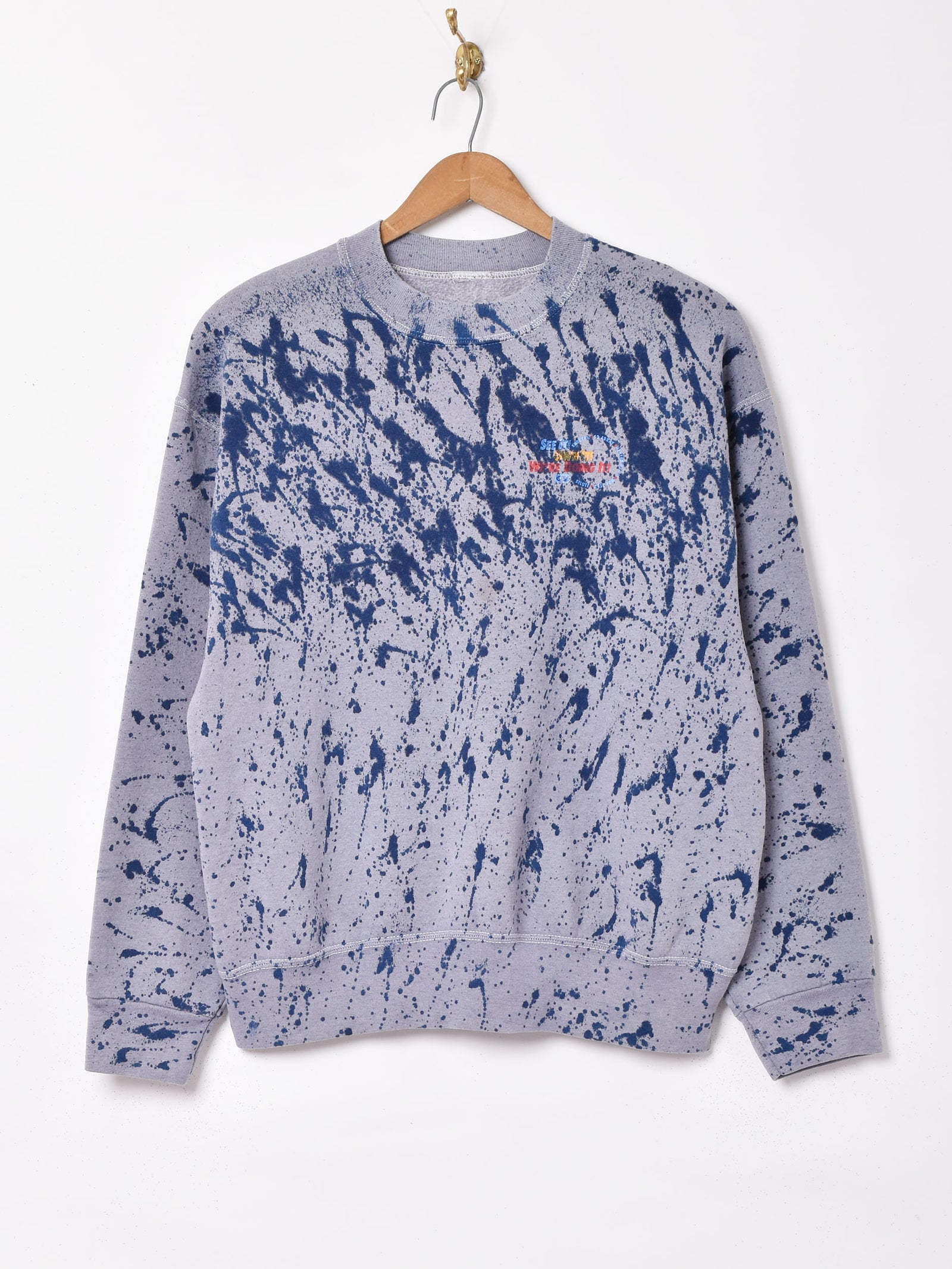 ペンキ染め風 デザインスウェット – 古着屋Top of the Hillのネット