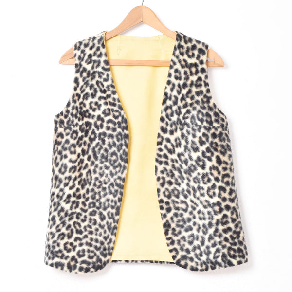 取寄商品 AIE velvet leopard vest レオパードベスト | kinderpartys.at