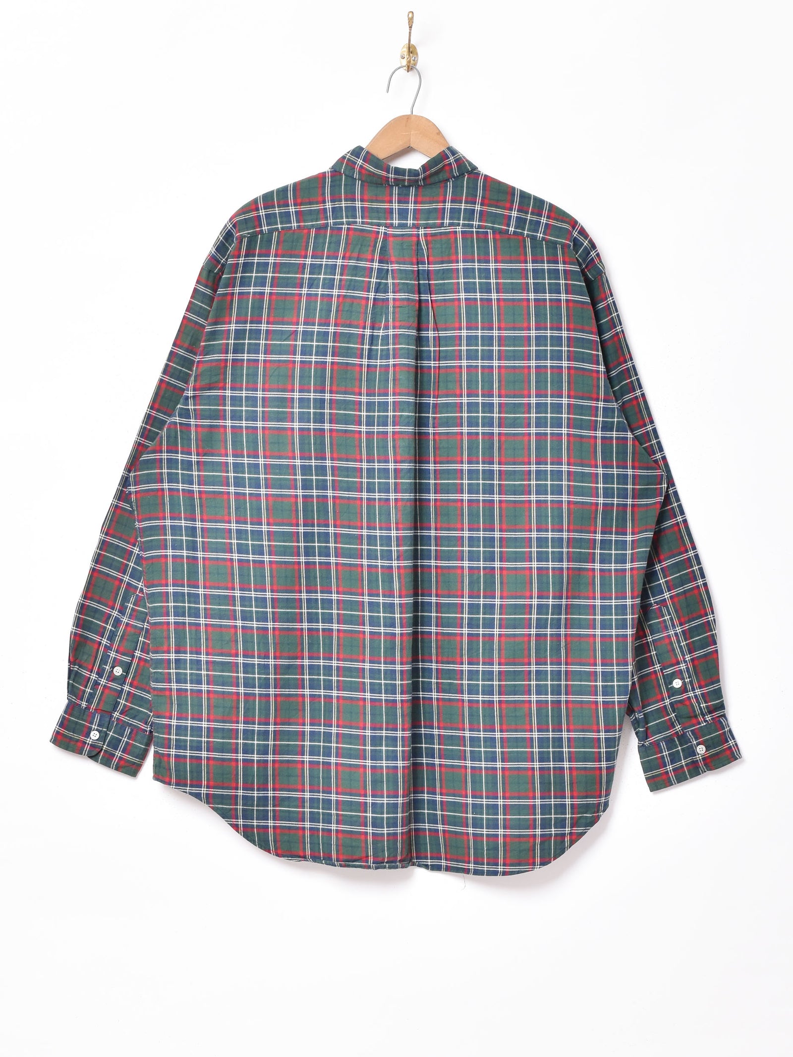 Ralph Lauren チェック柄 ジャケット Mサイズ　短丈 Ralph Lauren チェック柄 長袖シャツ – 古着屋Top of the Hillの