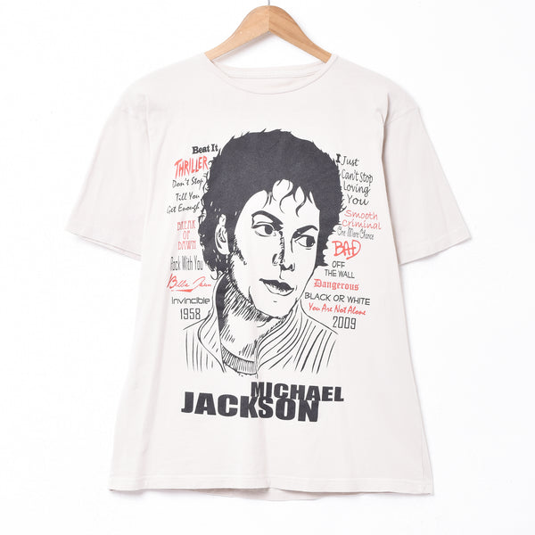 Michael Jackson イラストプリントTシャツ – 古着屋Top of the Hillの ...