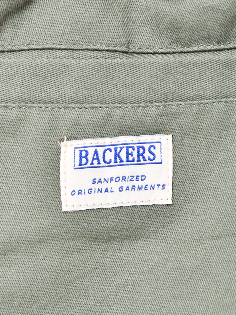 【5色展開】Backersバックル イージーショートパンツ グリーン