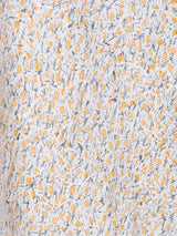 【2色展開】Meridianフラワー刺繍 バルーンスリーブ 半袖トップス