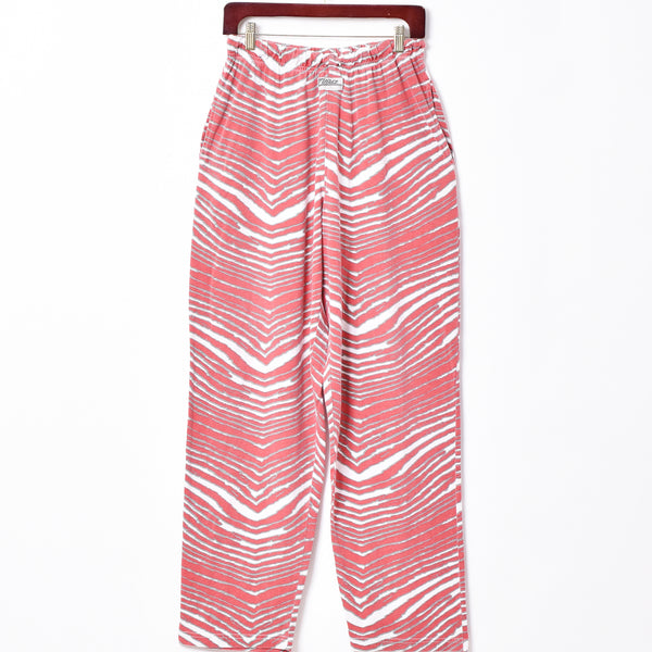 90s zubaz ビンテージ　ゼブラ柄　赤白　ボーダー　パンツ　イージーパンツ 90s zubaz ビンテージ ゼブラ柄 赤白 ボーダー パンツ イージー