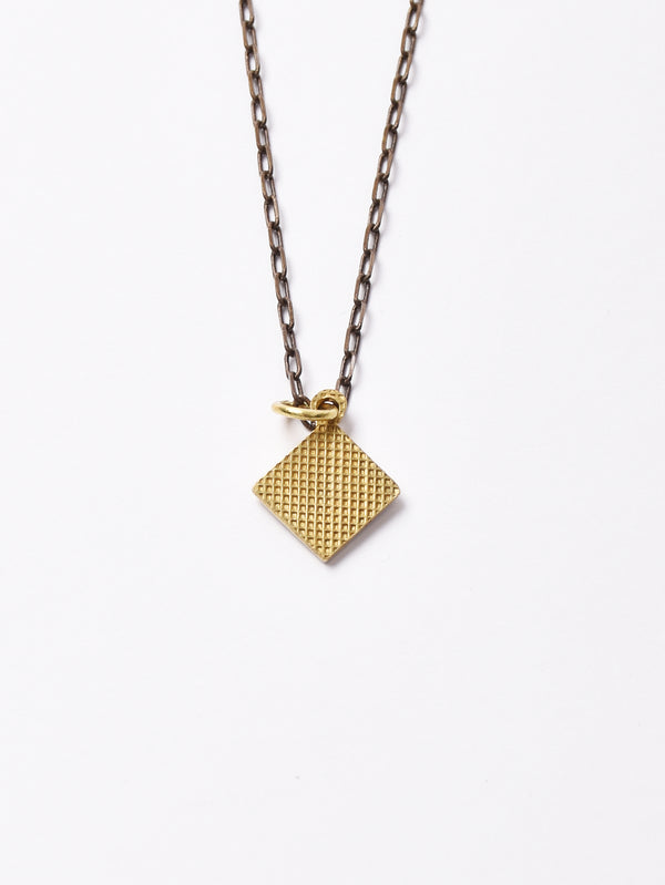 【2色展開】  インゴットモチーフ ネックレス ゴールド