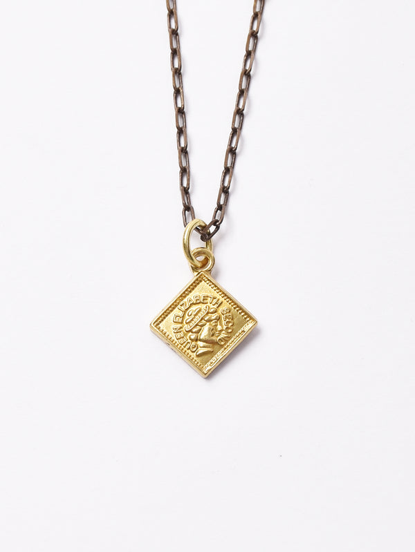 【2色展開】  インゴットモチーフ ネックレス ゴールド