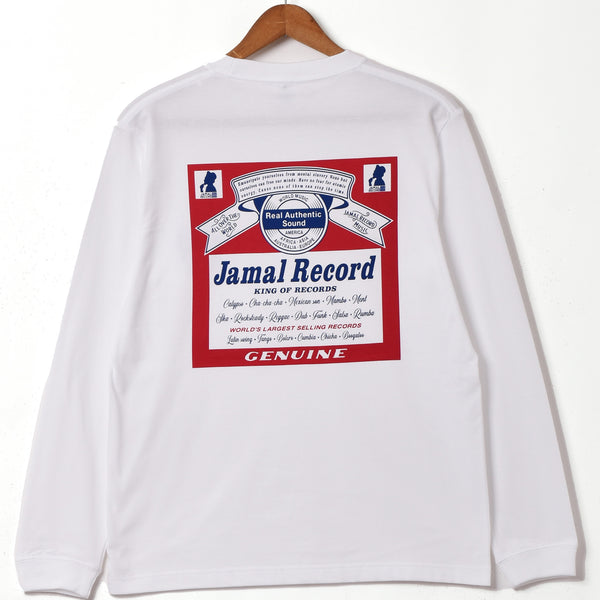 2色展開】 ロングスリーブTシャツ 【Jamal Record】 – 古着屋Top of