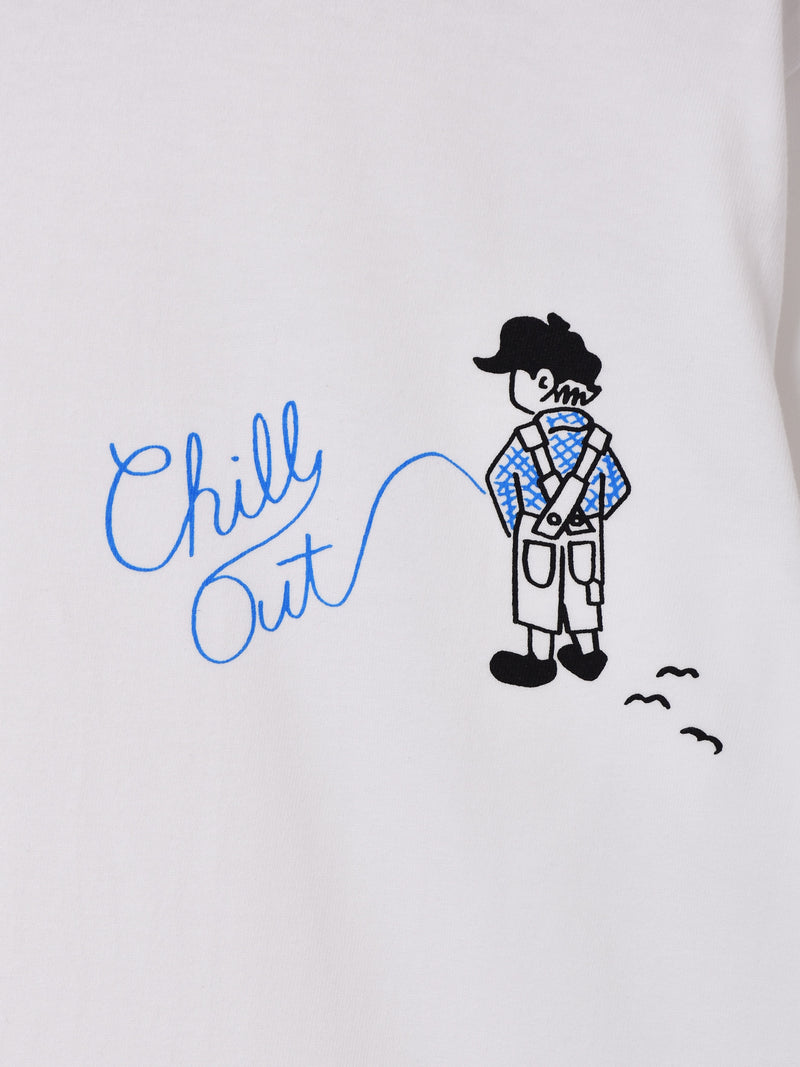 【2色展開】 ロングスリーブTシャツ 【Chill Out】