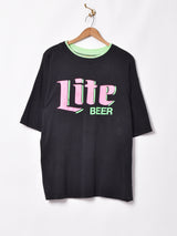 アメリカ製 Lite BEER プリントTシャツ