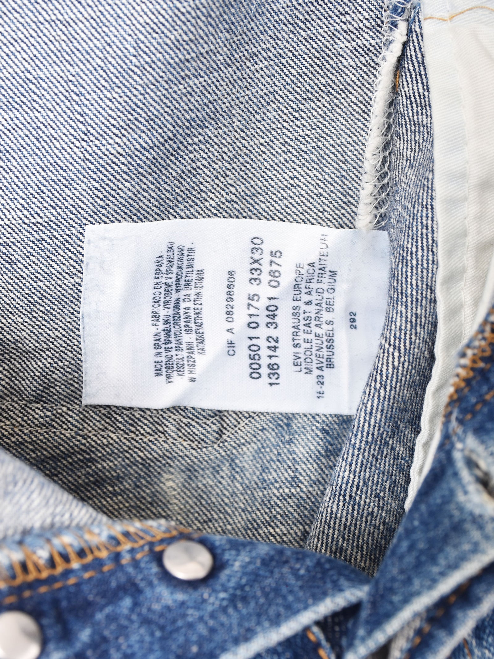 リメイク 80〜90's スペイン製 Levi's 501 デニムパンツ W33 – 古着屋