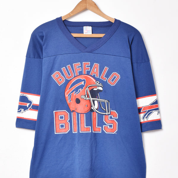 BUFFALO BILLSツローバック/アメフット/フットボールシャツ アメリカ製 Buffalo Bills アメフト Tシャツ – 古着屋Top of the Hill