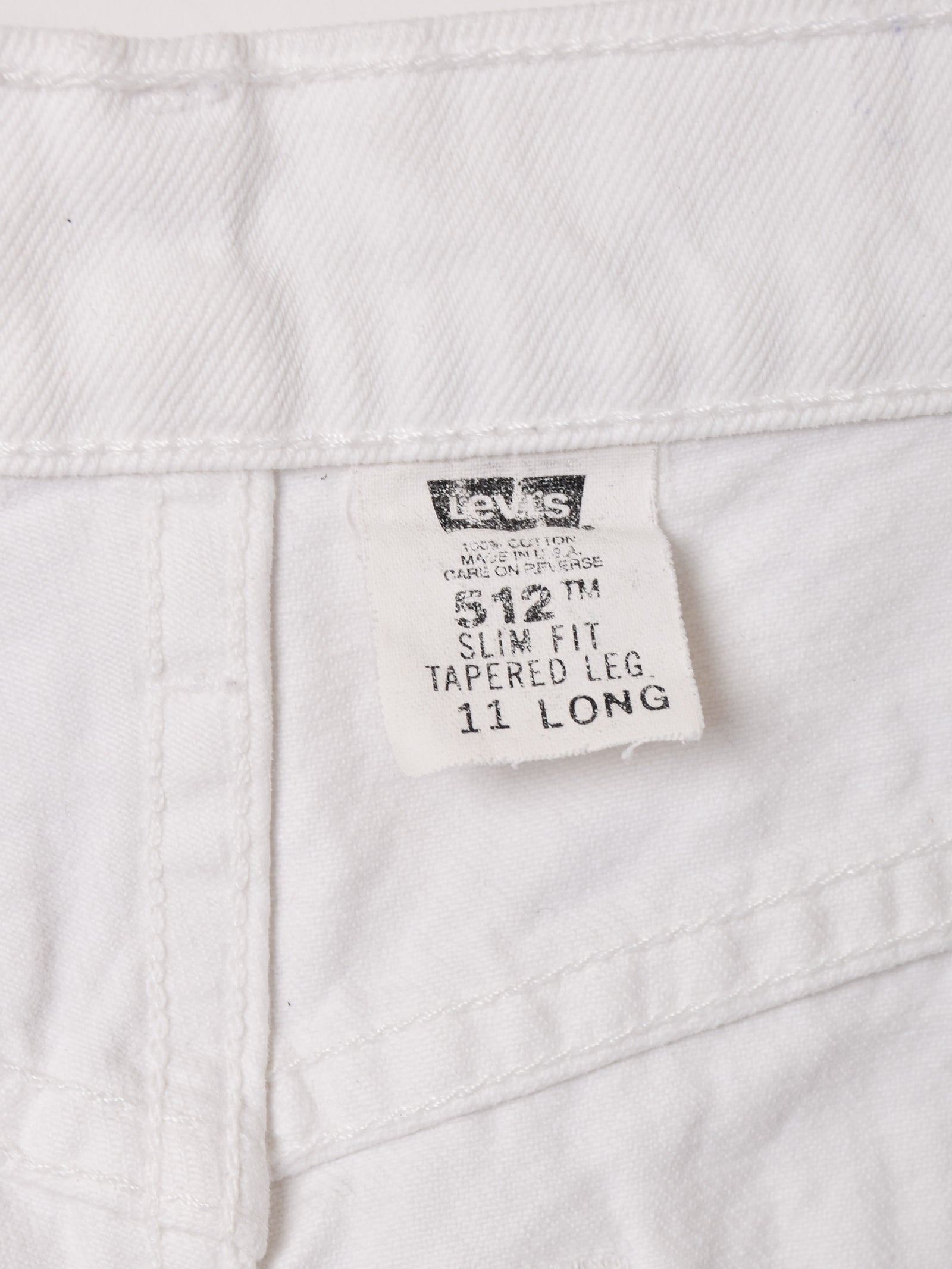 アメリカ製 Levi's 512 ホワイトデニムパンツ W29 – 古着屋Top