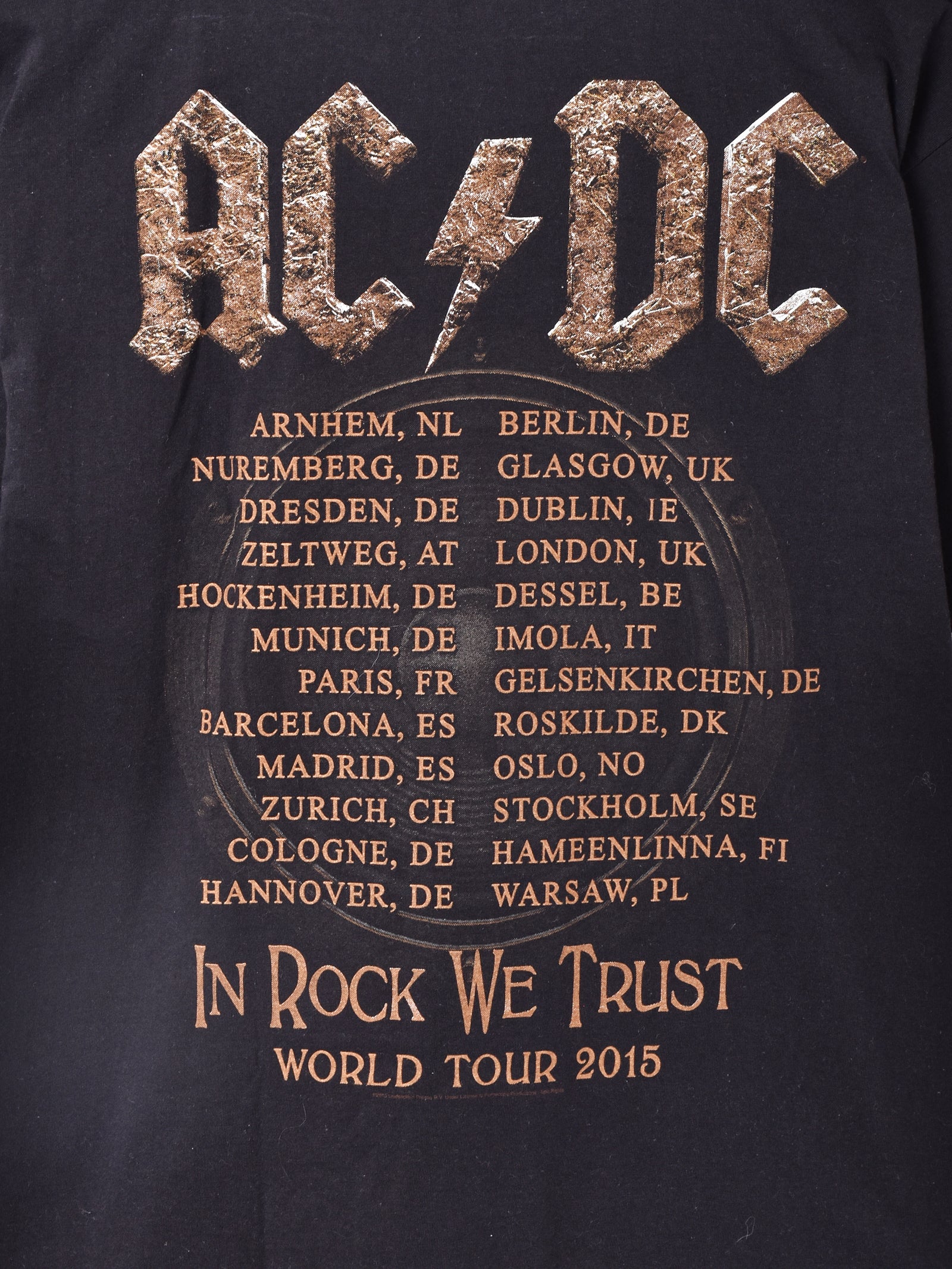 ACDC ツアーTシャツ – 古着屋Top of the Hillのネット通販サイト