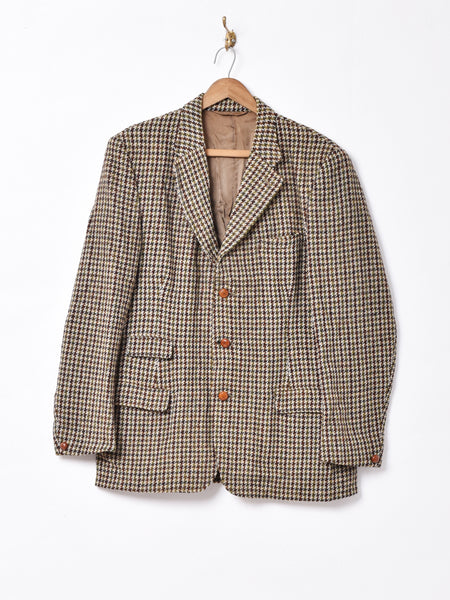 Harris Tweed ガンクラブチェック ウールジャケット – 古着屋Top of