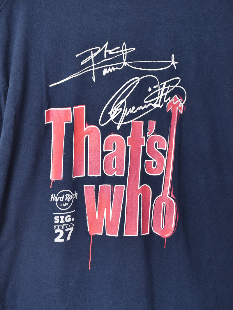 The Who×Hard Rock Cafe プリントTシャツ – 古着屋Top of the Hillの ...
