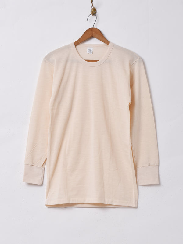 ウール混サーマルトップス