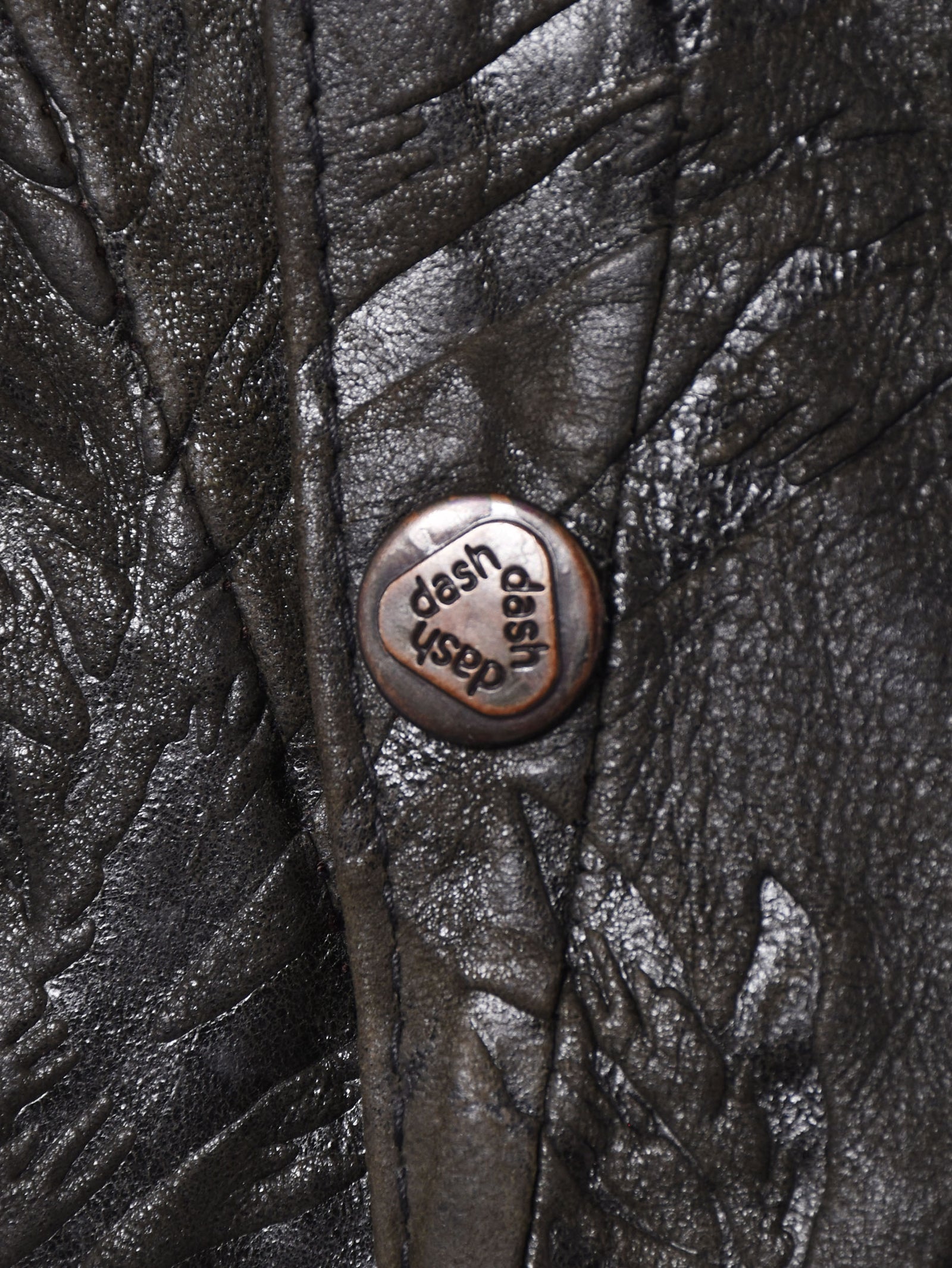 パッチワーク 型押し レザーベスト – 古着屋Top of the Hillのネット