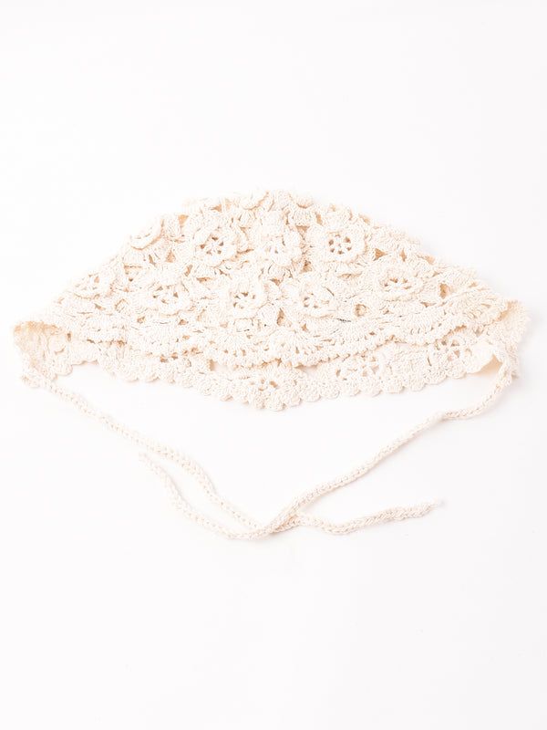 【2色展開】イヤーフラップキャップ クロシェ