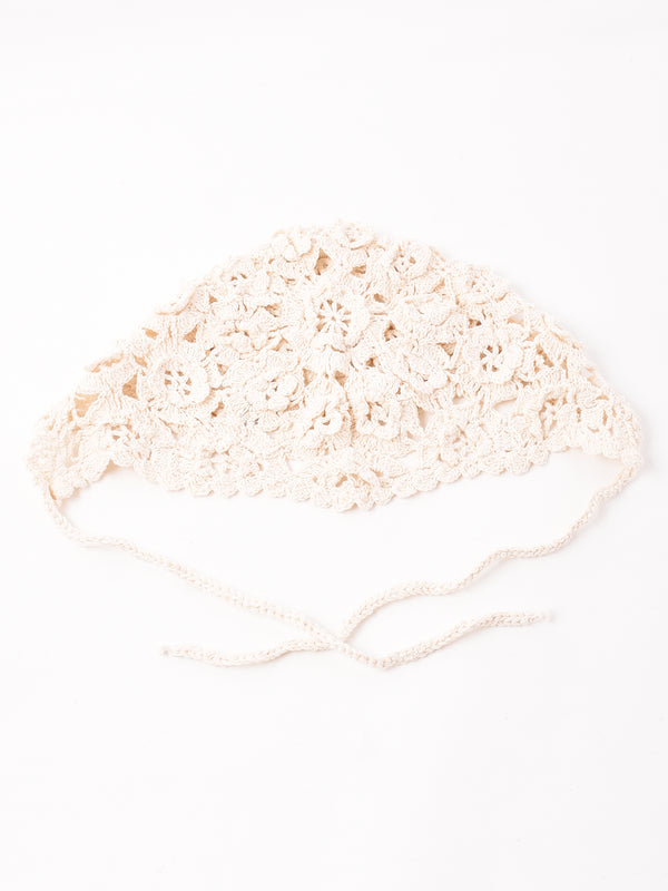 【2色展開】イヤーフラップキャップ クロシェ