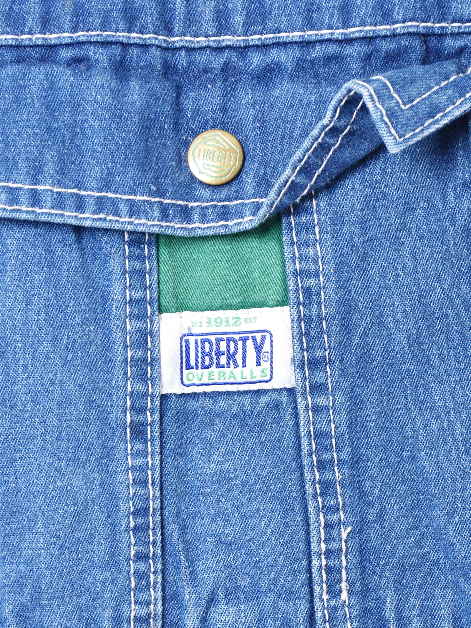 LIBERTY デニムオーバーオール W42 – 古着屋Top of the Hillの