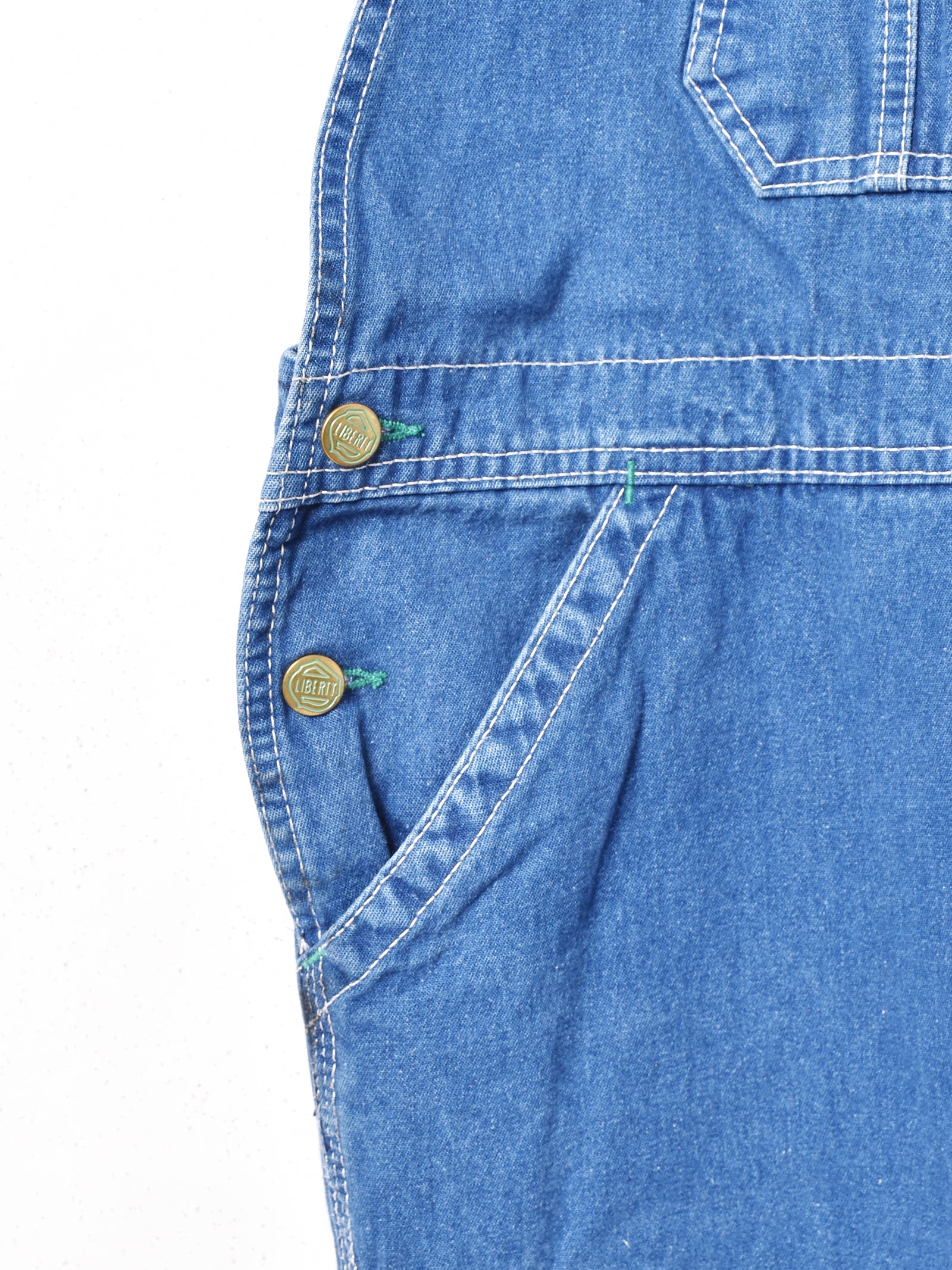 LIBERTY デニムオーバーオール W42 – 古着屋Top of the Hillの