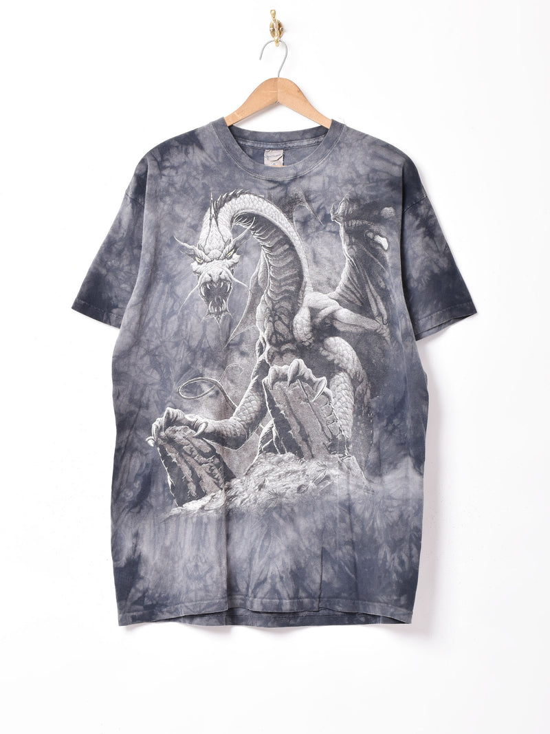 The Mountain モンスタープリントTシャツ