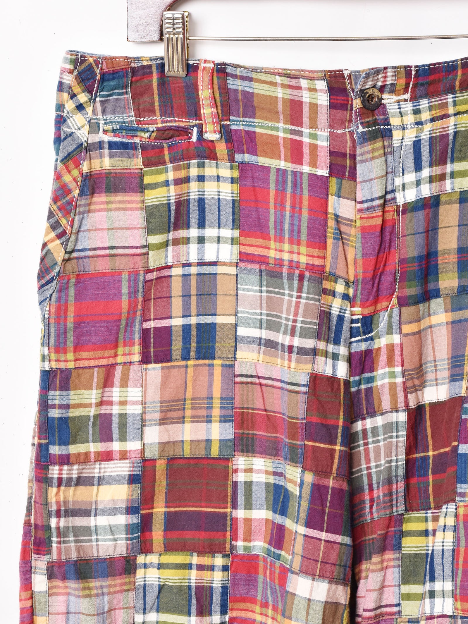 Ralph Lauren パッチワーク チェッショートパンツ W36 – 古着屋