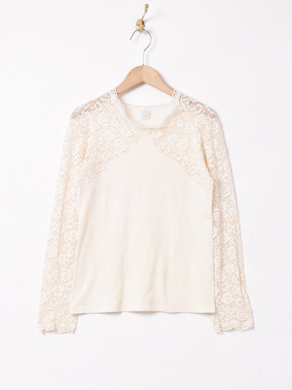 長袖レースインナー