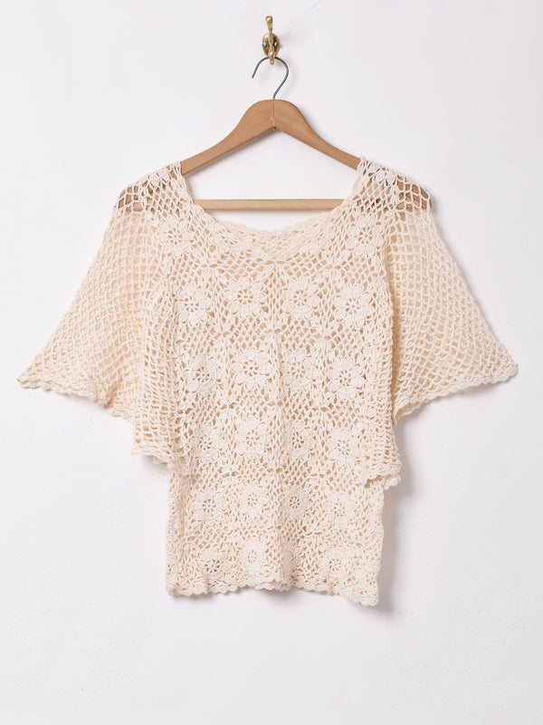 フラワークロシェ トップス