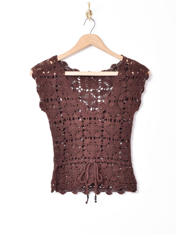 クロシェ ニットトップス