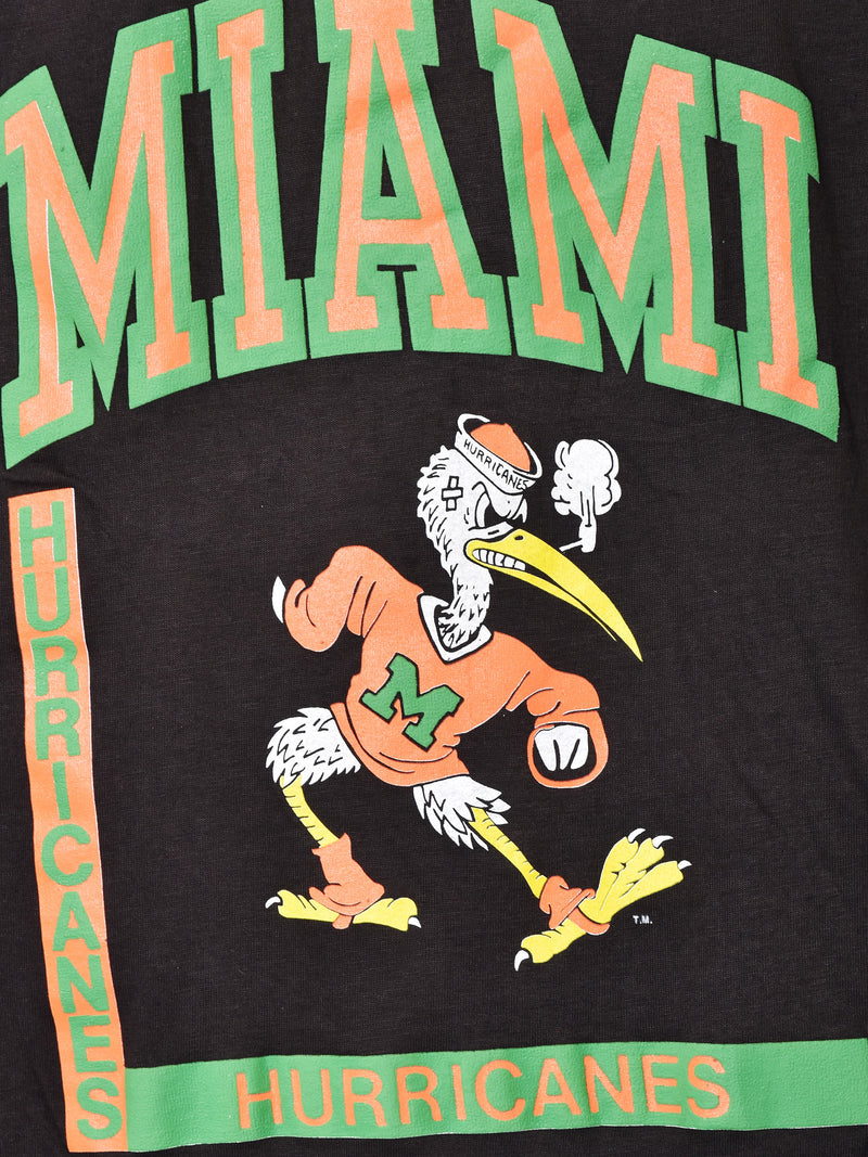 アメリカ製 Miami Hurricanes プリントTシャツ – 古着屋Top of the