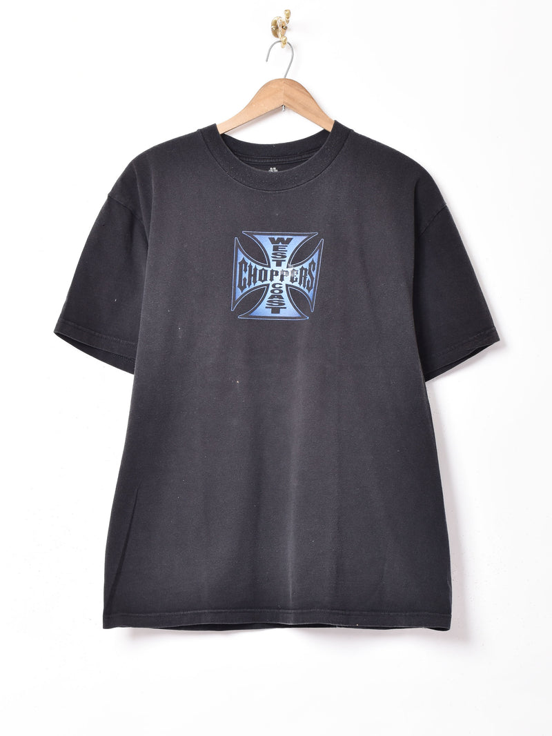 west coast choppers プリントTシャツ