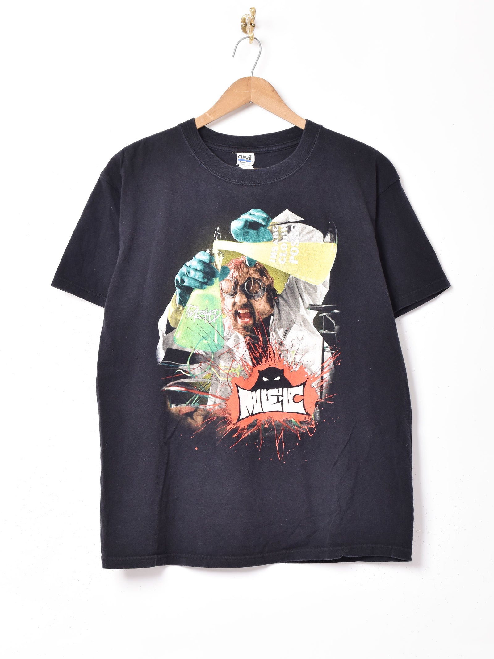 Insane Clown Posse フェイスグラフィックTシャツ Insane Clown Posse プリントTシャツ – 古着屋Top of the Hillの