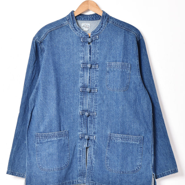 2色展開】Backers チャイナデザイン 長袖デニムシャツ – 古着屋Top of