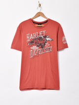 Harley Davidson 両面プリントTシャツ