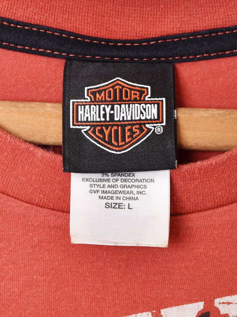 Harley Davidson 両面プリントTシャツ