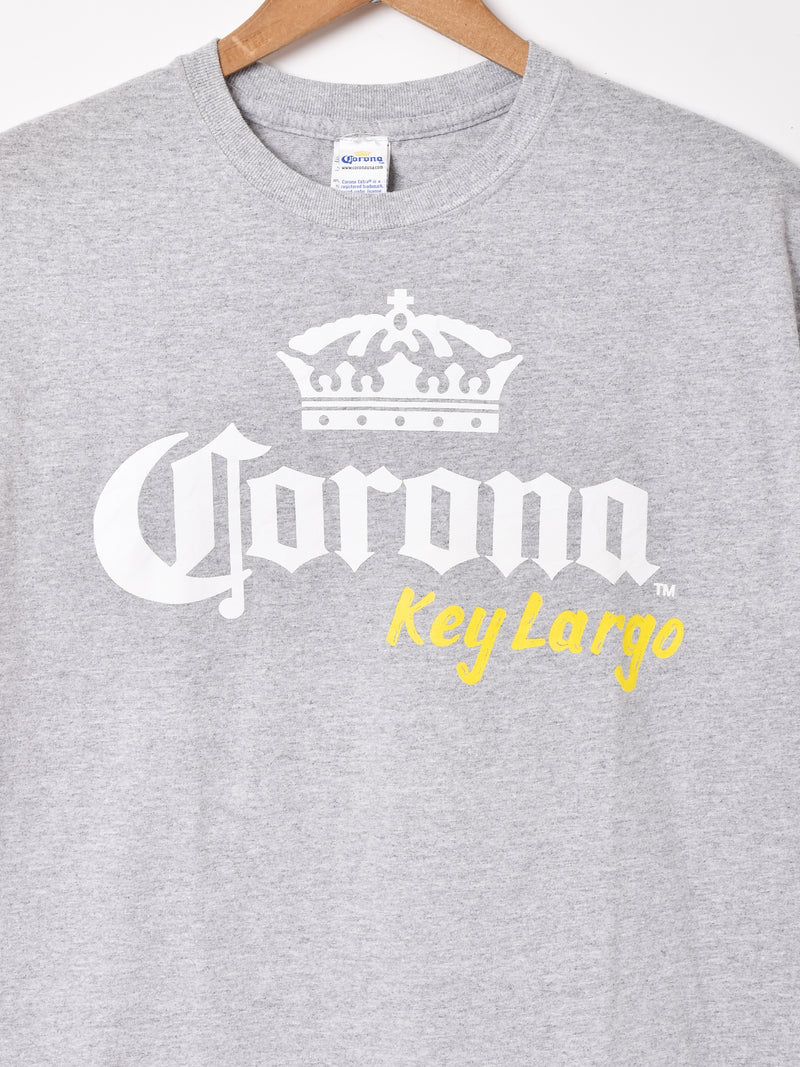 CORONA ロゴプリントTシャツ