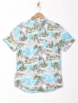 総柄 半袖シャツ