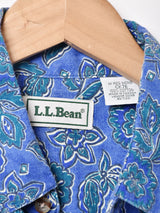 L.L.Bean 総柄 半袖シャツ
