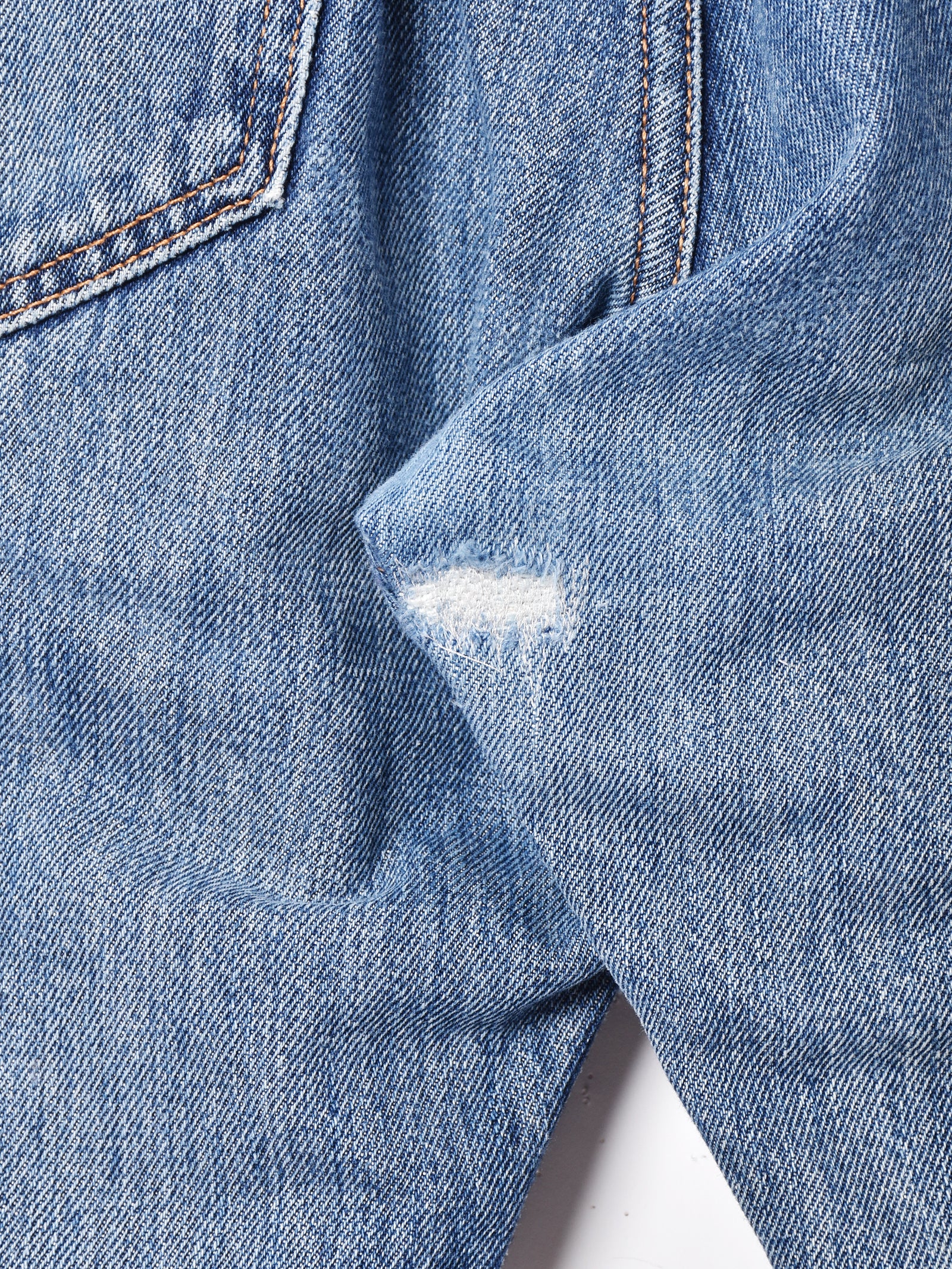 リメイク バングラディッシュ製 Levi's 501 ダメージデニムパンツ W35